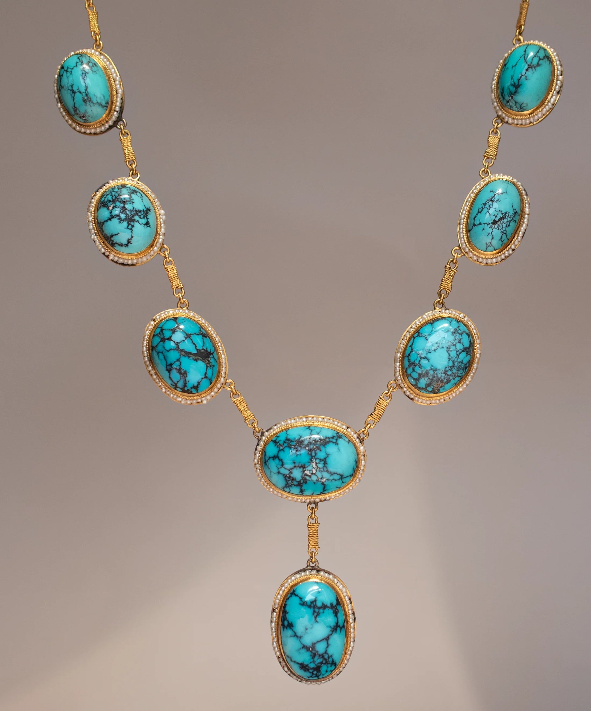 Fine turquoise online necklace