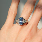 Crystal Palace Ring ✦ 4.55ct Sapphire
