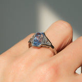 Crystal Palace Ring ✦ 4.55ct Sapphire